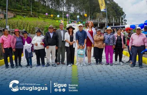 INAUGURACIÓN DEL NUEVO ADOQUINADO EN SANTA CRISTINA